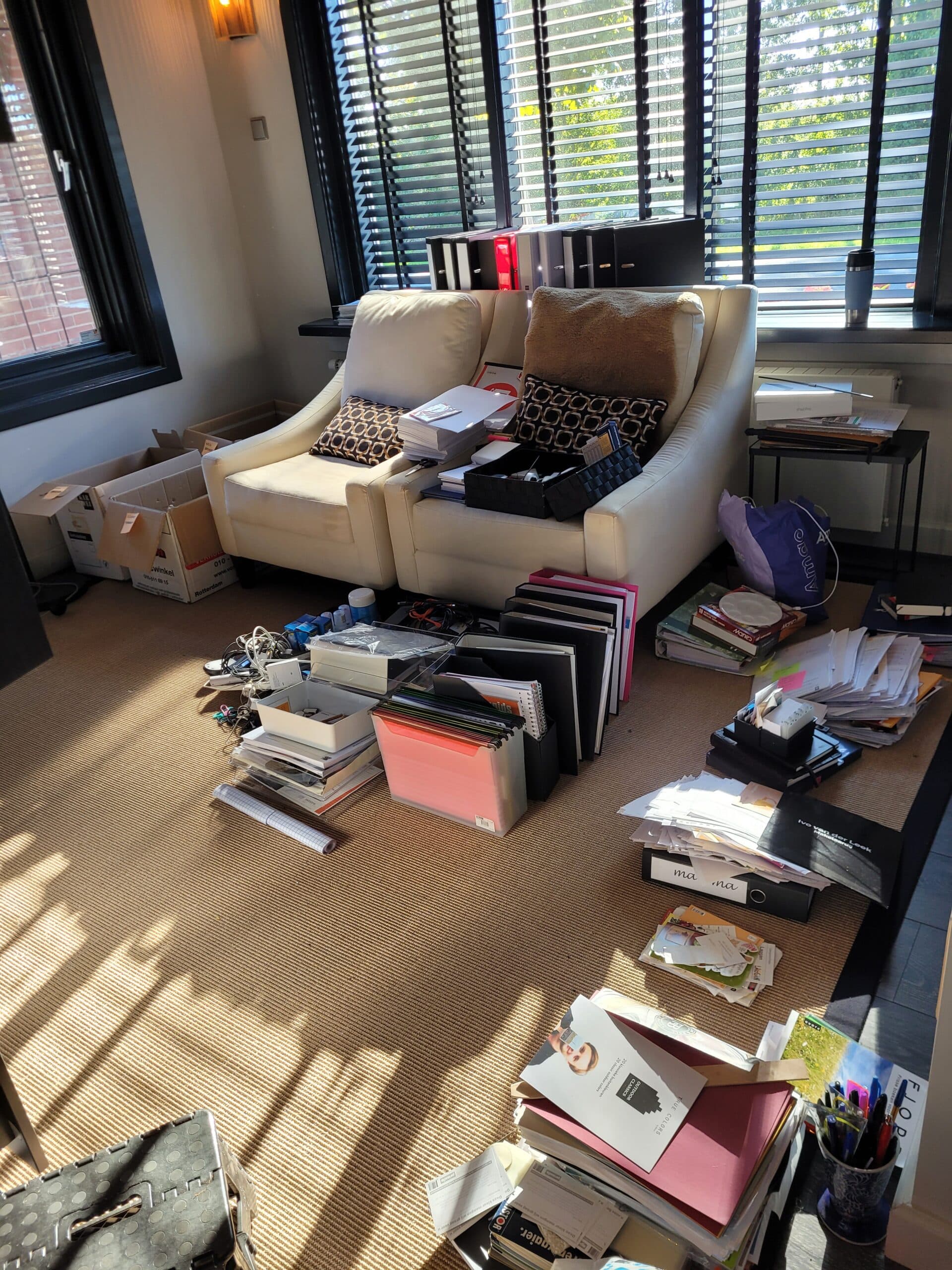 Mireille's werkkamer voor